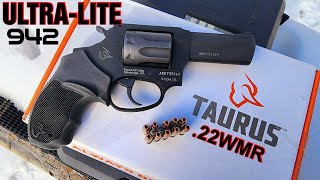 Taurus 942 Ultra Lite 22WMR Review amp Shoot 8Shot 22 Magnum [upl. by Retxab]