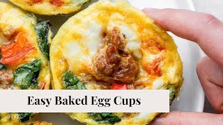 Healthy Baked Egg Cups [upl. by Petrine367]