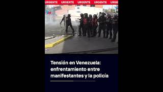 VENEZUELA I Hubo incidentes en las protestas contra la reelección de Maduro [upl. by Lalita973]