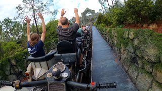 Hagrids Magical Creatures Motorbike Adventure POV 4K60fps Back Row Islands of Adventure Orlando FL [upl. by Ettinger]