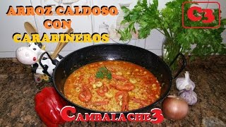 ARROZ CALDOSO CON CARABINEROS [upl. by Soisanahta]