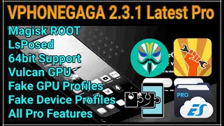 Vphone GAGA Android 10 64bit version 232 Premium Features Unlocked No QQ WeChat Logins VIP MOD [upl. by Htebazile]