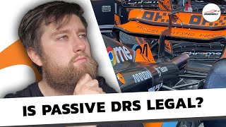 McLaren F1s Passive DRS Explained  And Is It Legal F1 Explained [upl. by Hulburt]