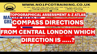 TfL Topographical COMPASS DIRECTIONS questions AZ Atlas  2024  WWWNO1PCOTRAININGCOUK [upl. by Fransis924]