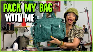 I made my own handbag  WHATS IN MY BAG [upl. by Lathan]