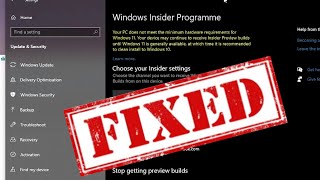 Your PC does not meet the minimum hardware requirements for windows 11  fixed [upl. by Wilinski]