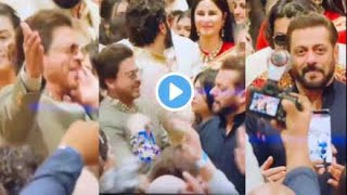 Salman amp SRK Dancing On Bhangda Pa Le Song At Anant Ambani’s Wedding 🎉 [upl. by Oskar]