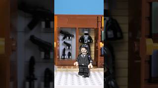 Building John Wick’s hidden weapon room with LEGO bricks lego legomoc johnwick [upl. by Daeriam]