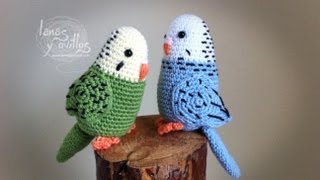 Tutorial Periquito Amigurumi Parakeet English subtitles [upl. by Giovanna]