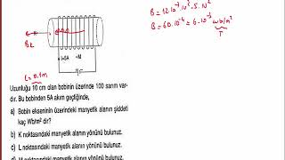 Elektromanyetizma3 Bobinin Manyetik Alanı [upl. by Tezile]