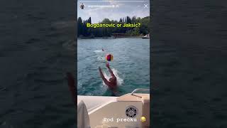 NBA superstar Bogdan Bogdanovic replicated the winning shot Nikola Jaksic made at the Olympics 👌 [upl. by Mathew257]