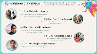 Webinar  De tierra a mar Explorando los estudios de invertebrados y protistas en Argentina [upl. by Ijnek]