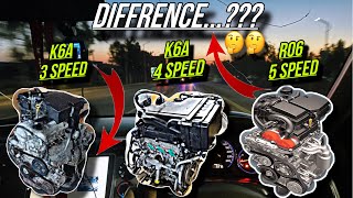 R06a  k6a 3 speed  k6a 4 speed Engines  Diffrence Explained In details 💯 [upl. by Doty707]