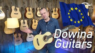 Dowina Guitars an artisan guitar experience [upl. by Nyllewell944]