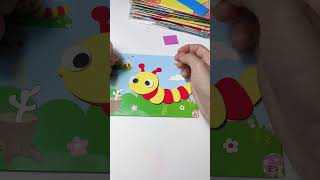 Simple and beautiful threedimensional handmade stickers are very suitable for children to play [upl. by Chlori]