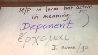 Deponent verbs [upl. by Ignace61]