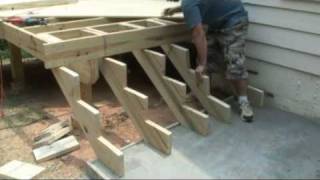 How to build deck stairs  Deckscom [upl. by Malvina]