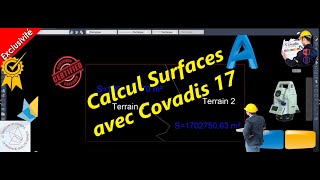 Astuce Calcul Surfaces en un clique via Covadis 17 [upl. by Ode]