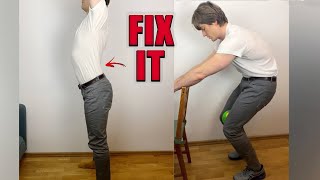 Anterior pelvic tilt FIX Full Protocol 2023 alternative approach [upl. by Silverts]