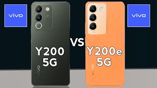 vivo Y200 5G vs vivo Y200e 5G [upl. by Macguiness]