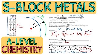 SBlock Metals Group 1 amp 2 Metals  Exam Question｜A Level Chemistry AQA [upl. by Ecinna]