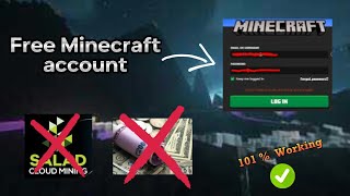 How to get free minecraft account  2023  100 legit [upl. by Iam]