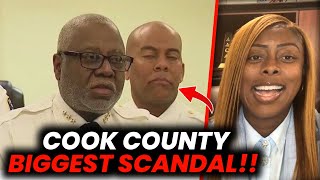 Dolton Mayor Tiffany Henyard is being served with eviction papers by Cook County sheriffs deputies [upl. by Nefen]