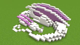 Minecraft Tutorial How to build a baby Dragon [upl. by Manda]