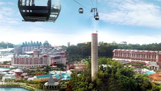 Singapore Cable car views [upl. by Aderfla116]