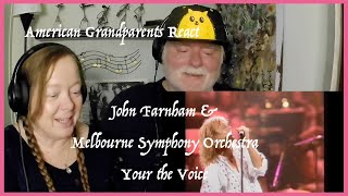 John Farnham  Youre the Voice  Grandparents from Tennessee USA reaction to a great performance [upl. by Ludly892]