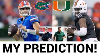 Florida Gators vs Miami Hurricanes  2024 College Football Prediction [upl. by Sukin]