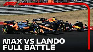 Lando Norris and Max Verstappen’s Duel In Austin  Extended Battles [upl. by Oiralednac]