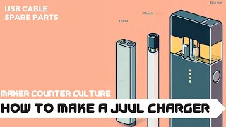 How to make a Juul Charger ArgenCharger [upl. by Leahcimal]