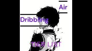 Air Dribbling Tier List  Meta Lock [upl. by Ahsinam]