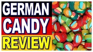 German Candy Review Haribo PastaFrutta amp Haribo PicoBalla with Special German Guest Inka [upl. by Bixby591]