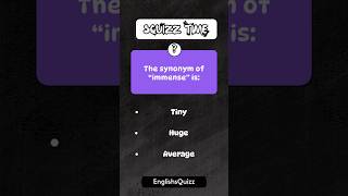 Test Your Vocabulary Can You Find the Synonyms  English Squizz [upl. by Delmor804]