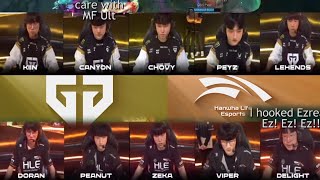 WINNER GOES TO FINALS  GEN G vs HLE Highlights with Voice Comms Translated [upl. by Amliw]