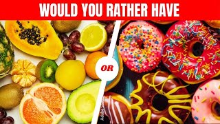 🎉 Fun Food FaceOff 🍔🥗 Would You Rather 🍕🍣 [upl. by Eninotna325]