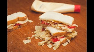 Easy Potato Chip amp Tomato Sandwich  SAM THE COOKING GUY [upl. by Amena]