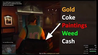 How much fits in Cayo Perico bag  GTA Online  most valuable loot to carry [upl. by Ellegna]