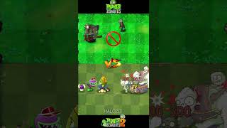 Pvz vs pvz 2  Cob Cannon Chomper Puff Shroom Vs Gargantuar zombie Team shorts [upl. by Eissim450]