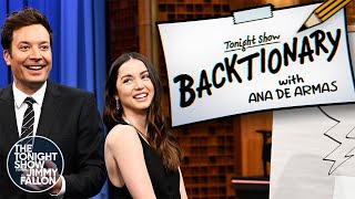 Backtionary with Ana de Armas  The Tonight Show Starring Jimmy Fallon [upl. by Ssor642]