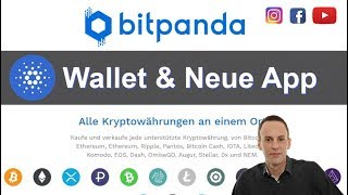 Bitpanda  Cardano Wallet amp Neue Bitpanda App [upl. by Aierbma]