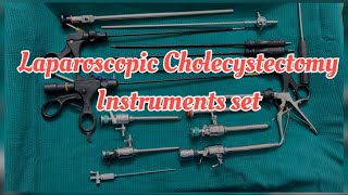 Laparoscopic Cholecystectomy surgery instruments set subscribe and support OT Wisdom 😇😀 [upl. by Laeria]