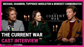 Benedict Cumberbatch Tuppence Middleton amp Michael Shannon  The Current War Cast Interview [upl. by Favianus]