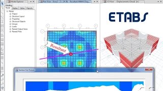 ETABS  18 Section Cuts Watch amp Learn [upl. by Eniamrahc]