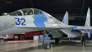 Sukhoi Su27UB Flanker walkaround at Air Force Museum in Dayton Ohio [upl. by Bille]