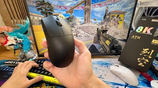 Tecnicamente o Melhor Mouse do Aliexpress que usei  ATK X1 ULTRA Sensor 3950 8000hz [upl. by Gary276]