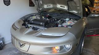 1999 LS1 swapped Firebird Head amp Cam 1st start [upl. by Deelaw460]