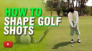 How to Shape Golf Shots  Dr Gary Wiren [upl. by Redwine]